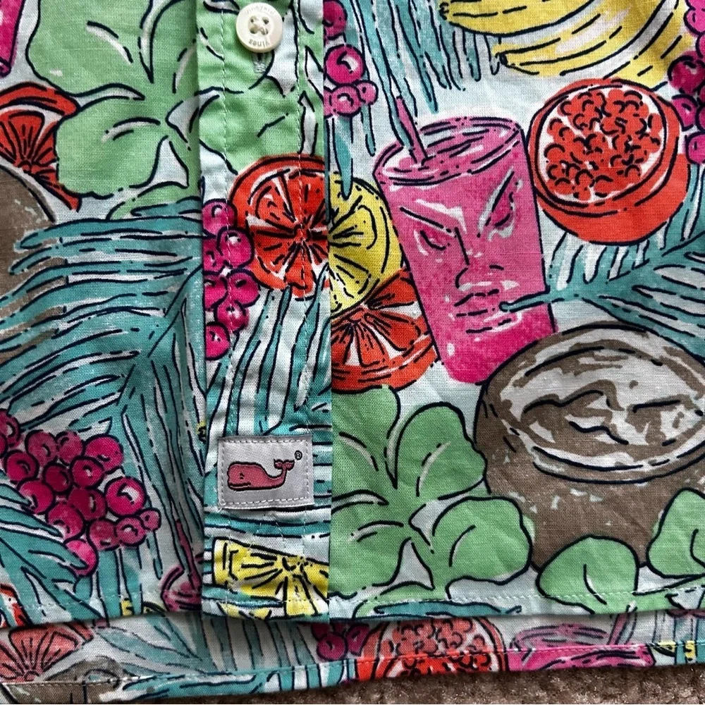 Vineyard Vines Classic Fit Murray Short Sleeve Button Down Shirt - Picture 4 of 7